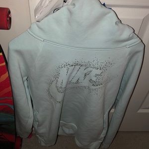 blue nike hoodie
